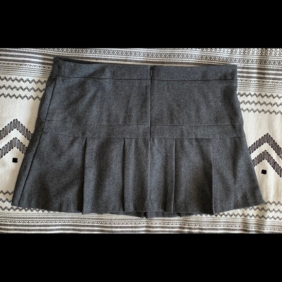 Warehouse Grey Wool Skirt - Picture 4 of 6